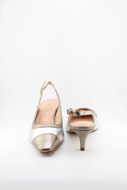 Capelli Rossi Pointed Slingback Kitten Heel Pumps